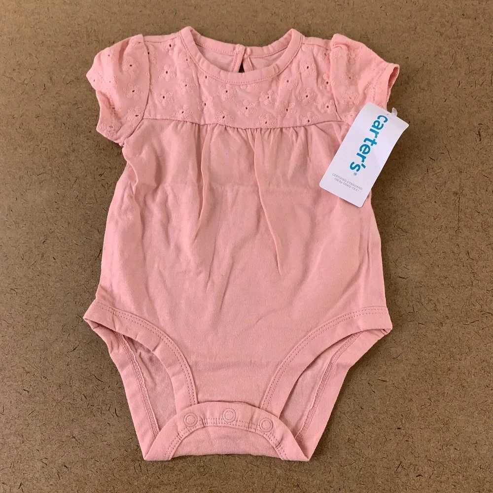 Carter's‎ Baby Girl Size 3 Months Colorful Printed 3 Piece Bodysuit Pant Set NWT